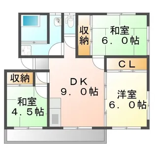 田口コーポ【201号室】の間取り