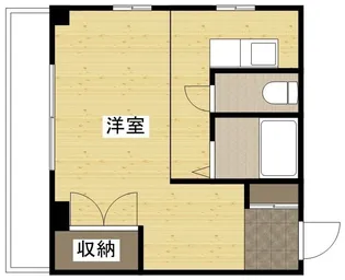 ハイツ陽光【203号室】の間取り