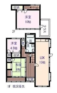 広島県福山市引野町北5-18-27【一戸建】の間取り