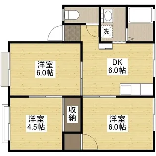 メゾン・サントピアB【102号室】の間取り