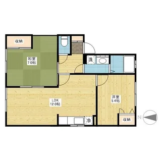 ローズパーク曙 A【202号室】の間取り