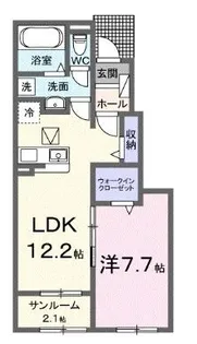 ベル ルミエールⅠ【103号室】の間取り