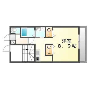 グレース光南【202号室】の間取り