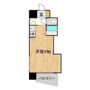 ダイアパレス御門Ⅱ【801号室】の間取り