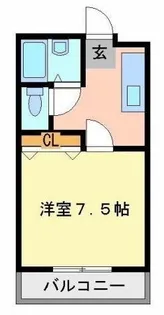 プリベールⅡ【102号室】の間取り