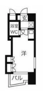 ダイアパレス御門Ⅱ【804号室】の間取り