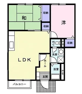 ボナールB【102号室】の間取り