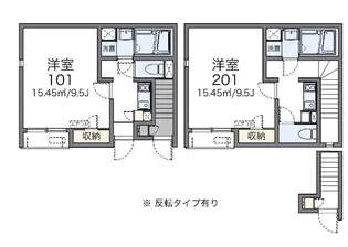 レオネクストセゾンMK【202号室】の間取り