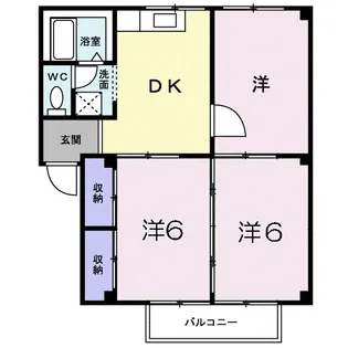 シティハイツみのかみB【102号室】の間取り
