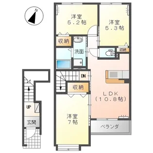 Miyavy【202号室】の間取り