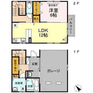 クレールコート【101号室】の間取り