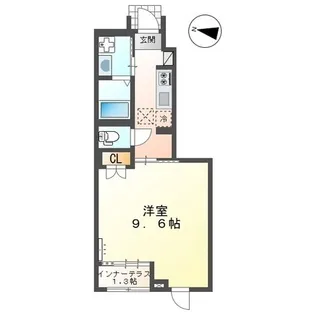 オキグレイス【102号室】の間取り