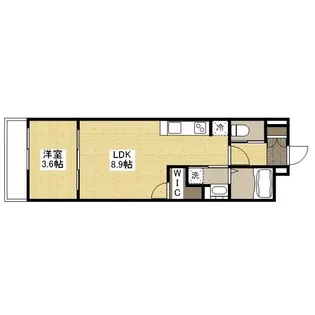 月光西深津壱番館【302号室】の間取り