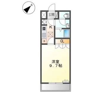 メゾン プロスパー【0205号室】の間取り