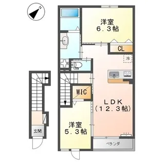 アミティエ【0205号室】の間取り