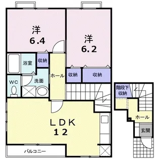 シーサイド西ノ浜B【201号室】の間取り