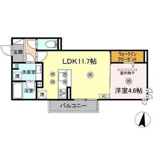 ソラーレ御幸【203号室】の間取り