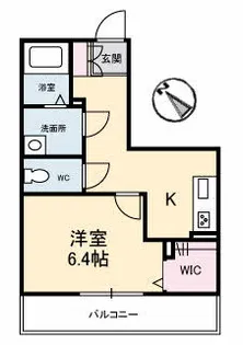 グランベレオ千代田【103号室】の間取り
