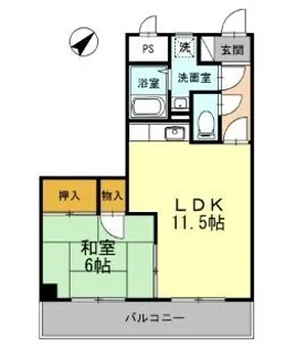 T Y MOTOYA【403号室】の間取り