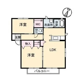 アークデザイン大門【102号室】の間取り