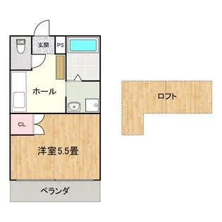 ラーバン緑ヶ丘【202号室】の間取り