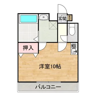 ジュネルM&Y【201号室】の間取り