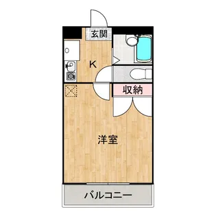 サンルーチェHARA【205号室】の間取り