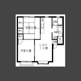 鳳ハイツ【202号室】の間取り