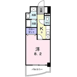 ブリアン オーブ【303号室】の間取り