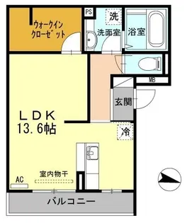 リュミエール【201号室】の間取り