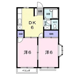 エルディムルナA【201号室】の間取り