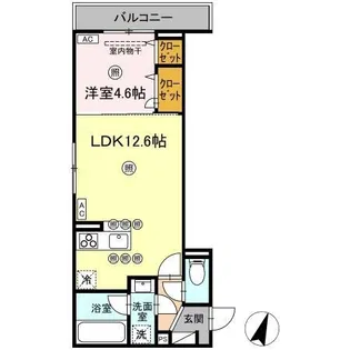 ベルヴィスタ【303号室】の間取り