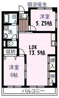 サン オーレやなもと【303号室】の間取り