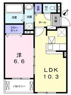エース ヒルズ【201号室】の間取り