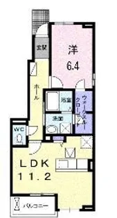 エミネンス C【101号室】の間取り