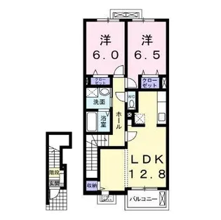 エトワールD【203号室】の間取り