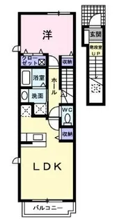 アルドーレB【203号室】の間取り