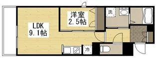 月光福山三吉町【303号室】の間取り