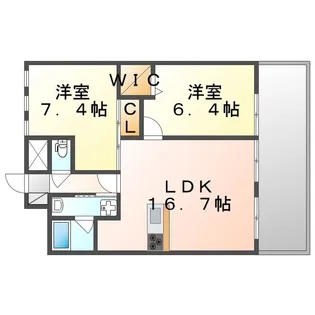 フラットリア春日【902号室】の間取り