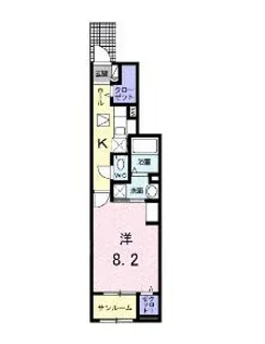 メゾン ド リブレ【105号室】の間取り