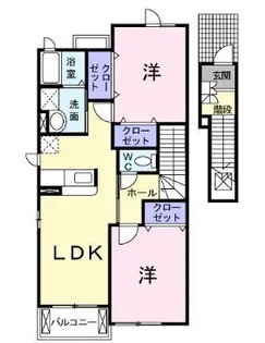 マナ マルベリーB【203号室】の間取り