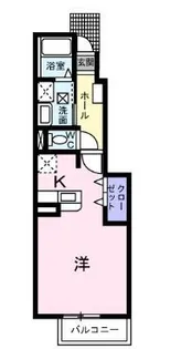 Jカントリーハイツ【102号室】の間取り