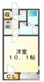 レオネクストルミナーレⅡ【105号室】の間取り