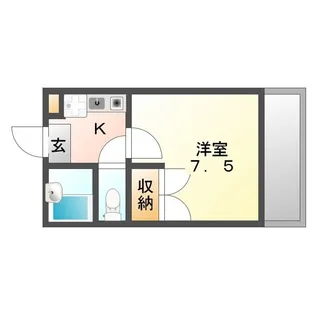 レオパレスSTELLA【104号室】の間取り