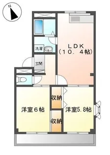 ナオティーフォー【201号室】の間取り