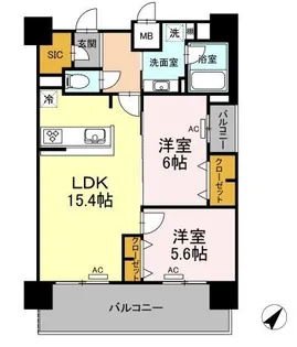 ALOFTⅡ【802号室】の間取り