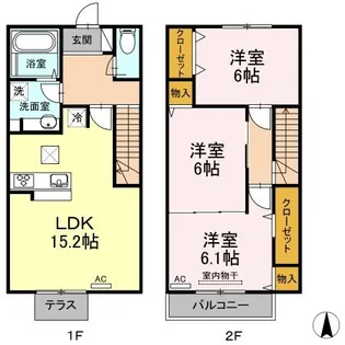 MBM手城【103号室】の間取り