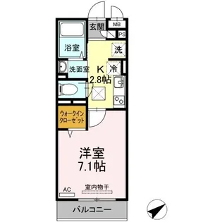 ラプンツェル【302号室】の間取り