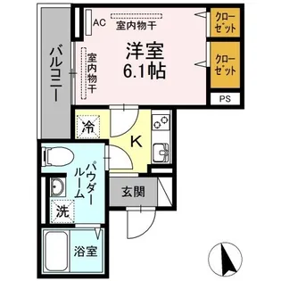 フレッチェ・ボスコⅣ【301号室】の間取り