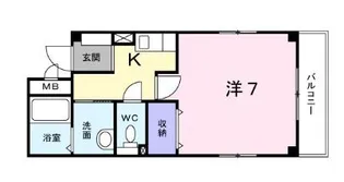 ロジュマン・グラース【101号室】の間取り